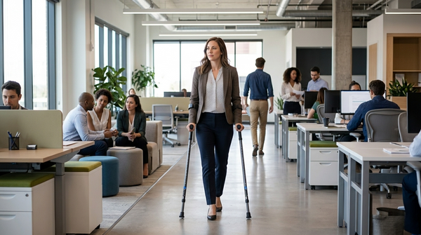 Crutches at Work: Disclosure, Accommodations, and Confidence