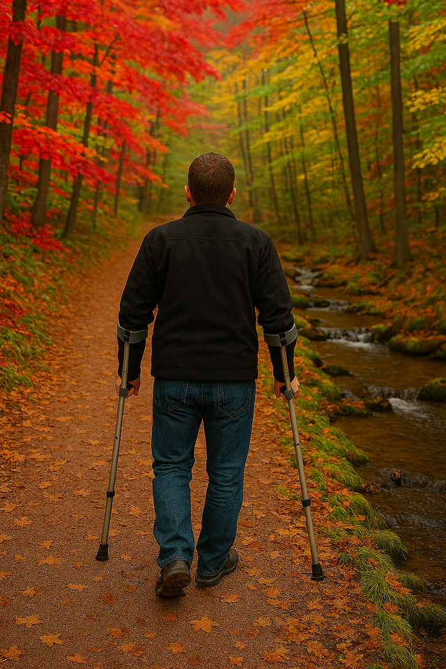 Richard - in-Motion Crutches gave me back my mobility and fitness