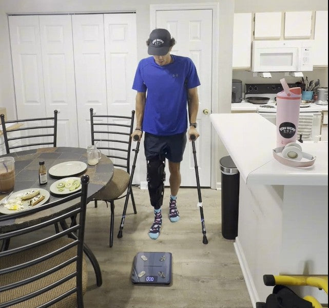 HOW TO / TIP - Partial weight bearing when using crutches