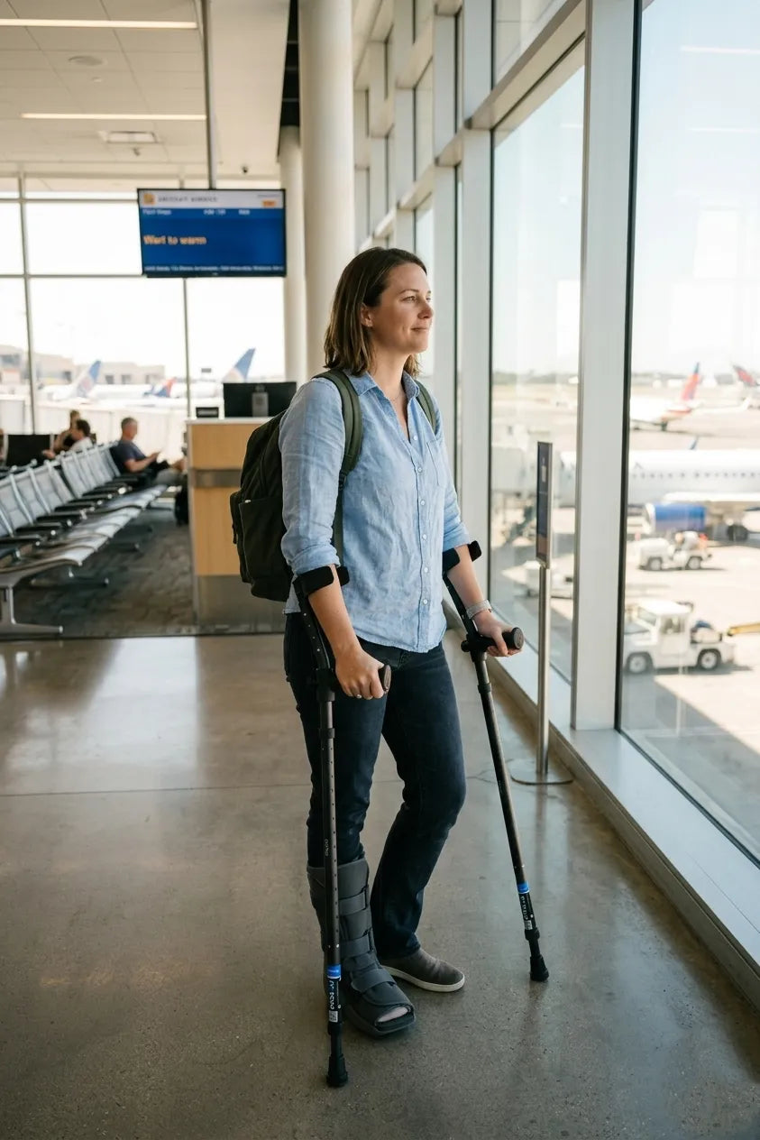 in-Motion Forearm crutches for travel
