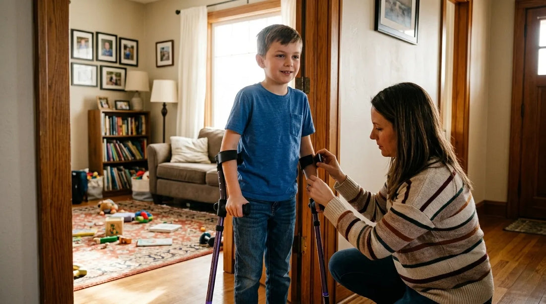 crutches for kids in motion forearm