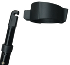 in-Motion forearm crutch cuff and post assembly