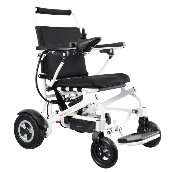 Electric Wheelchair for Adults Seniors, 300 lbs Weight Capacity, 20 in Width Lightweight Foldable Motorized Power Wheelchairs, Long Range All Terrain Aluminum Alloy Chair