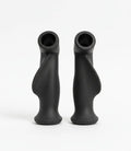 in-Motion ergonomic replacement crutch handle, upright view