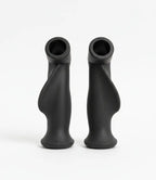 in-Motion ergonomic replacement crutch handle, upright view