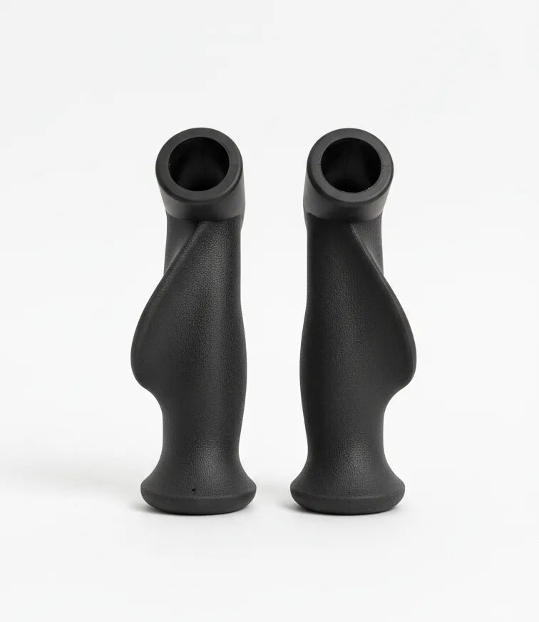 in-Motion ergonomic replacement crutch handle, upright view