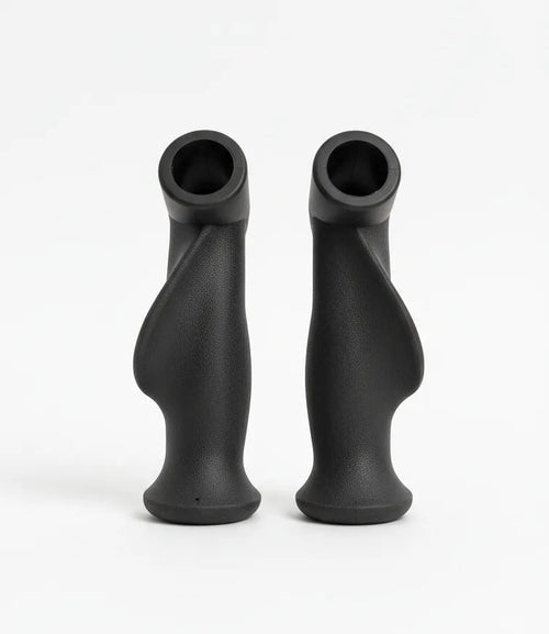 in-Motion ergonomic replacement crutch handle, upright view