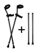 in-Motion Pro forearm crutch spring-assisted and rigid-post bundle