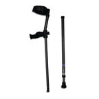 in-Motion Pro forearm crutches shown disassembled on white background