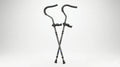 in-Motion Pro underarm spring-assisted crutches, criss-cross product view
