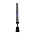 in-Motion lower spring-assisted crutch post, adjustable, on white background