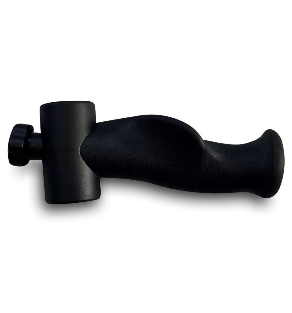 in-Motion ergonomic replacement crutch handle on white background