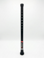 Single in-Motion short black rigid crutch post