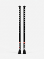Pair of in-Motion tall black rigid crutch posts