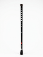 Single in-Motion tall black rigid crutch post