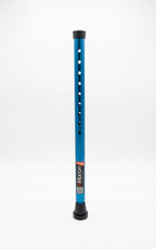 Single in-Motion short blue rigid crutch post