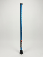 Single in-Motion tall blue rigid crutch post