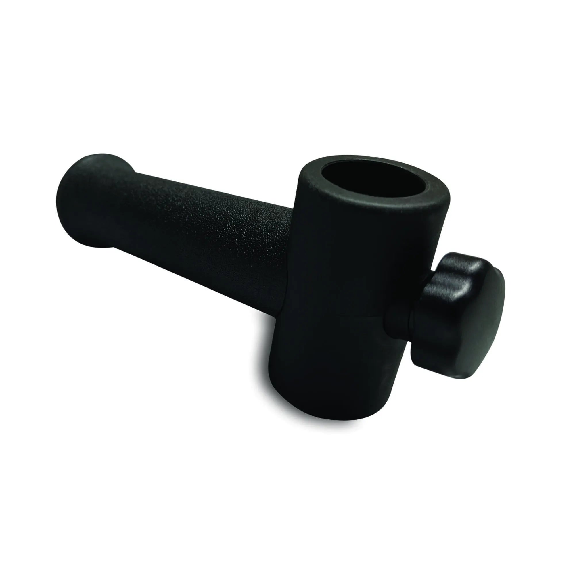 Round down-sloped ergonomic crutch handle, sold separately