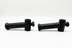 in-Motion round replacement crutch handles, pair side by side
