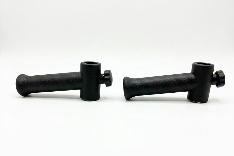 in-Motion round replacement crutch handles, pair side by side