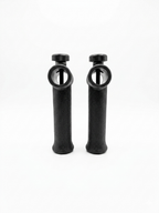 in-Motion round replacement crutch handle, close-up