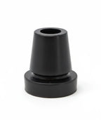 Close-up of one in-Motion articulating rubber crutch tip