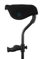 in-Motion underarm crutch comfort pad installed on crutch top