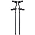 Pair of in-Motion Pro rigid-post forearm crutches