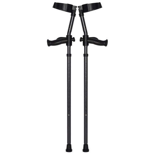 Pair of in-Motion Pro rigid-post forearm crutches